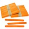 CraftySticks Colored Wood Craft Sticks 4.5 Inch, Red Orange Yellow Green Blue Purple White Black Pink Brown Popsicle Sticks